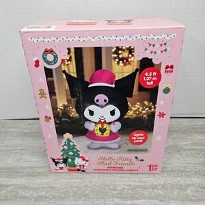 Gemmy‎ Hello Kitty and Friends Kuromi 4.5 ft Airblown Inflatable Holiday Lights